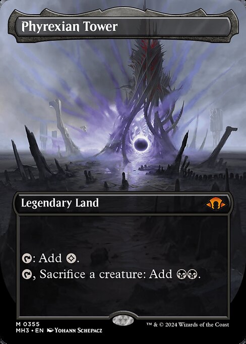 Phyrexian Tower (Borderless) - MH3 - 355