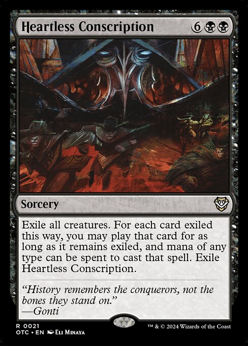 Heartless Conscription - OTC - 21