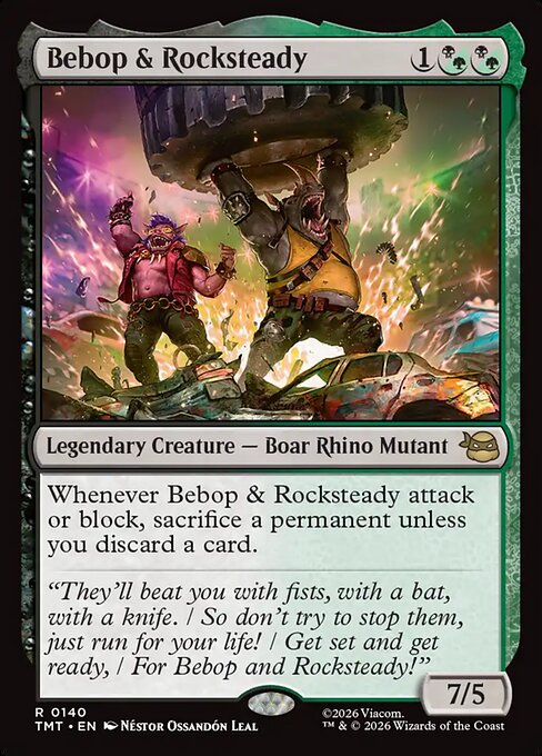 Bebop & Rocksteady (Foil) - TMT - 140