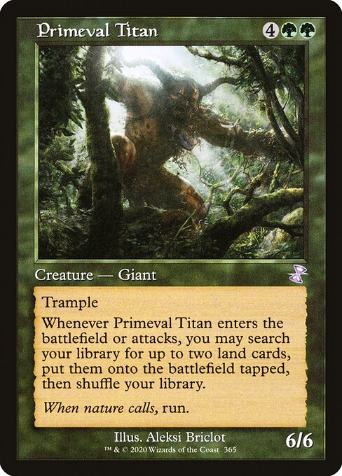 Primeval Titan (Foil) - TSR - 365