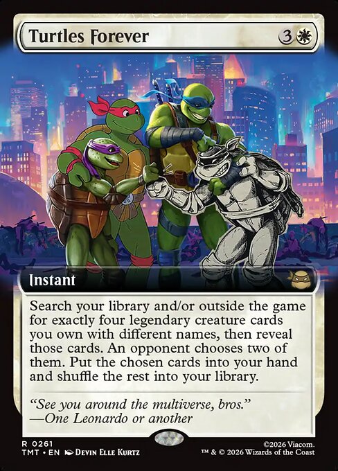 Turtles Forever (Extended Art) (Foil) - TMT - 261