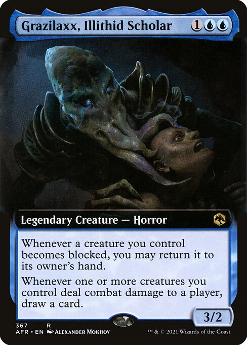 Grazilaxx, Illithid Scholar (Extended Art) - AFR - 367