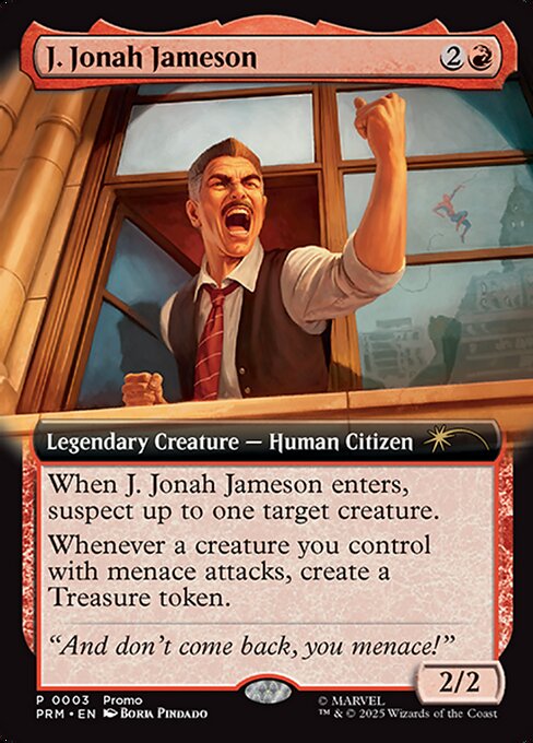 J. Jonah Jameson (Extended Art) (Foil) - PF25 - 17