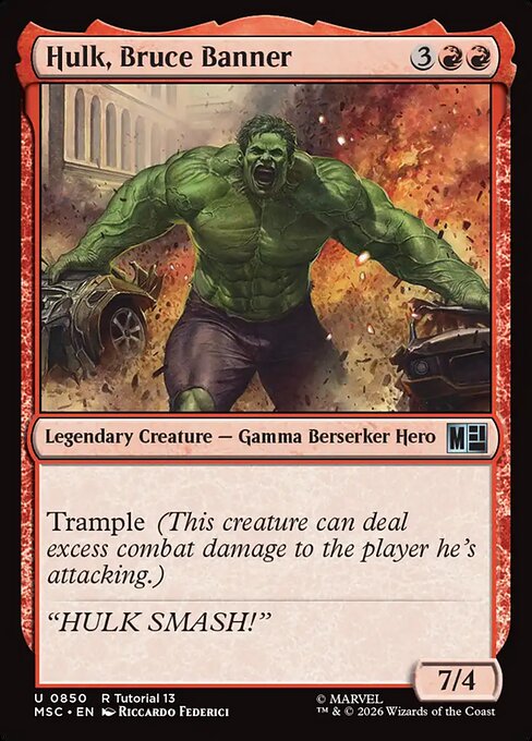 Hulk, Bruce Banner (0850) - MSC - 850