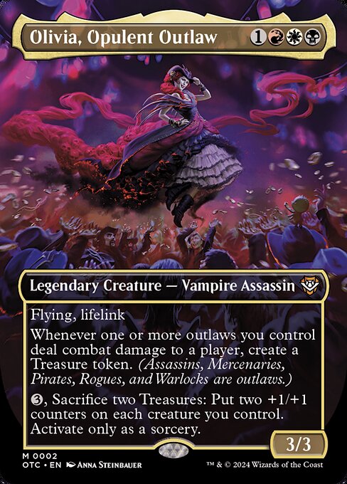 Olivia, Opulent Outlaw (Borderless) (Foil) - OTC - 2