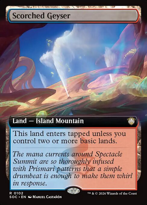 Scorched Geyser (Extended Art) - SOC - 102