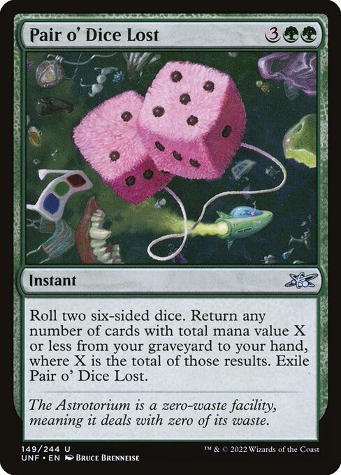Pair o' Dice Lost (Foil) - UNF - 149