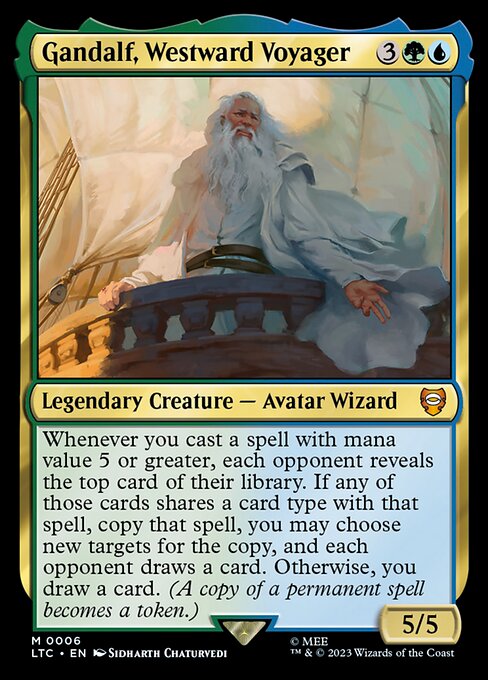 Gandalf, Westward Voyager (Foil) - LTC - 6