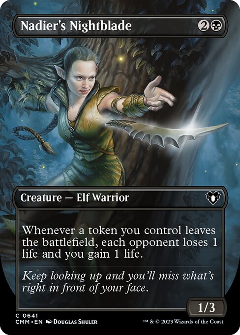 Nadier's Nightblade (Borderless) - CMM - 641