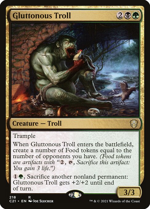 Gluttonous Troll - C21 - 218