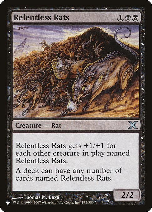 Relentless Rats - PLST - 10E-173