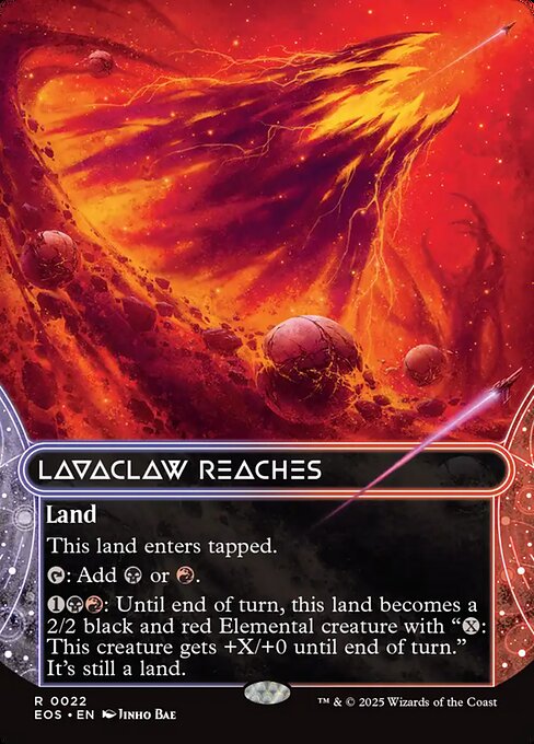 Lavaclaw Reaches (0022) (Borderless) - EOS - 22