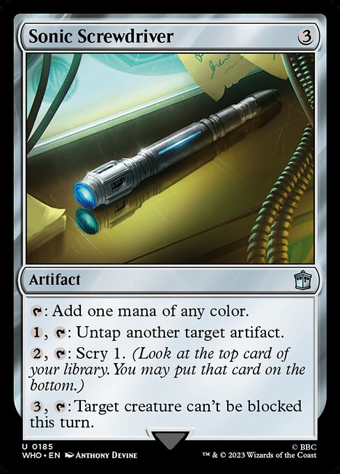 Sonic Screwdriver (0185) - WHO - 185