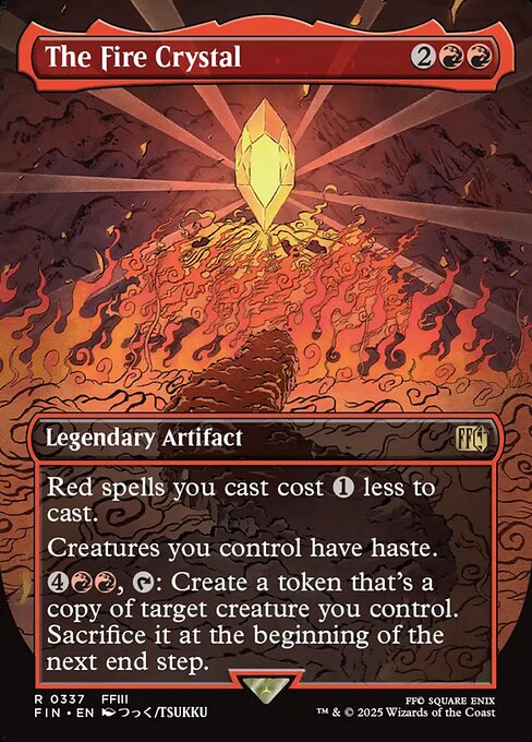 The Fire Crystal (Borderless) (Foil) - FIN - 337