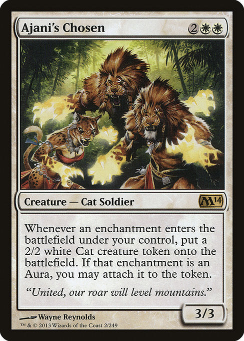 Ajani's Chosen (Foil) - M14 - 2