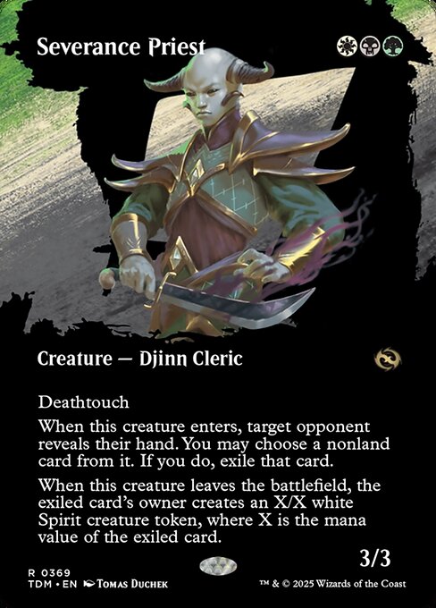 Severance Priest (Borderless) (Foil) - TDM - 369