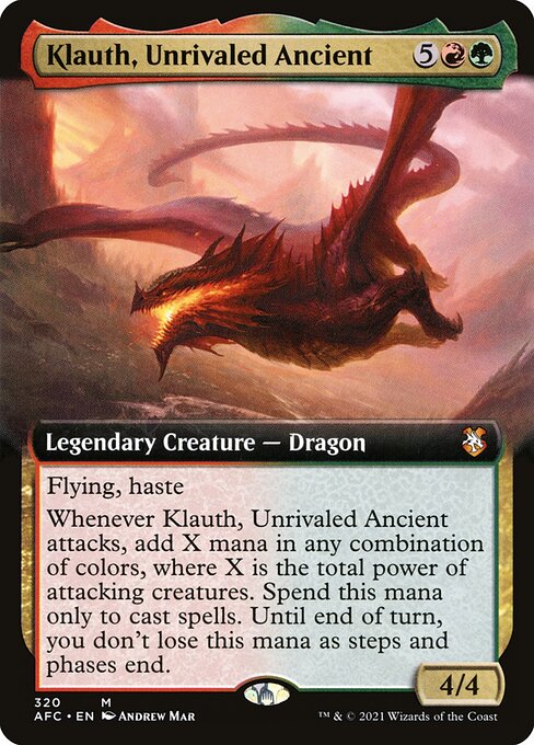 Klauth, Unrivaled Ancient (Extended Art) - AFC - 320
