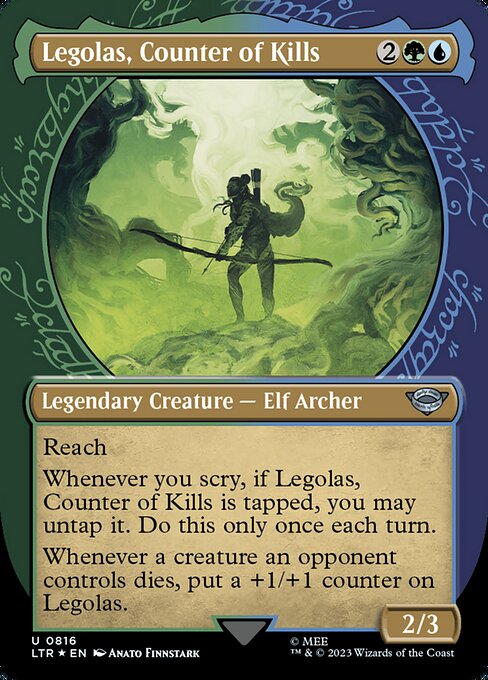 Legolas, Counter of Kills (Showcase) (Surge Foil) - LTR - 816