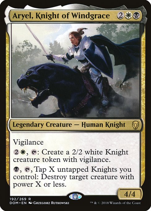 Aryel, Knight of Windgrace - DOM - 192