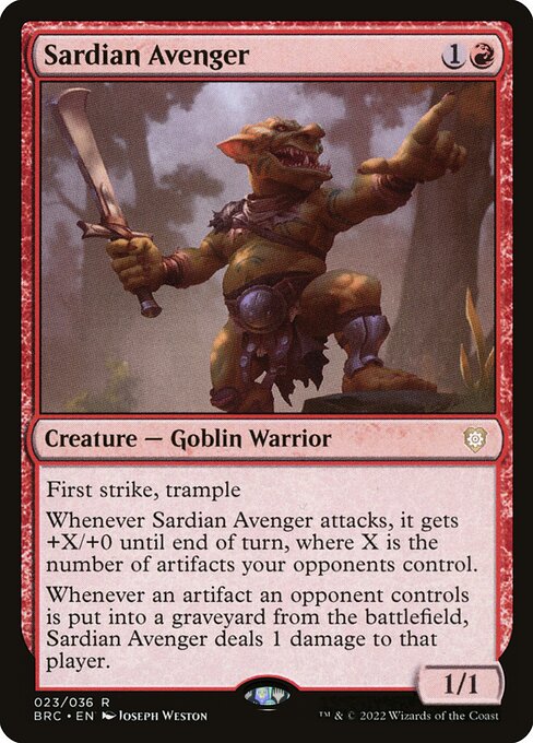 Sardian Avenger - BRC - 23