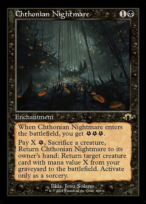 Chthonian Nightmare (Retro Frame) - MH3 - 406