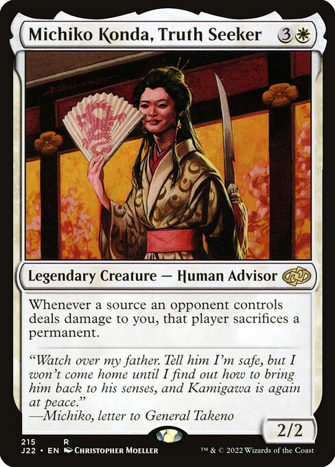 Michiko Konda, Truth Seeker - J22 - 215