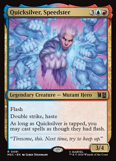 Quicksilver, Speedster - MSC - 91