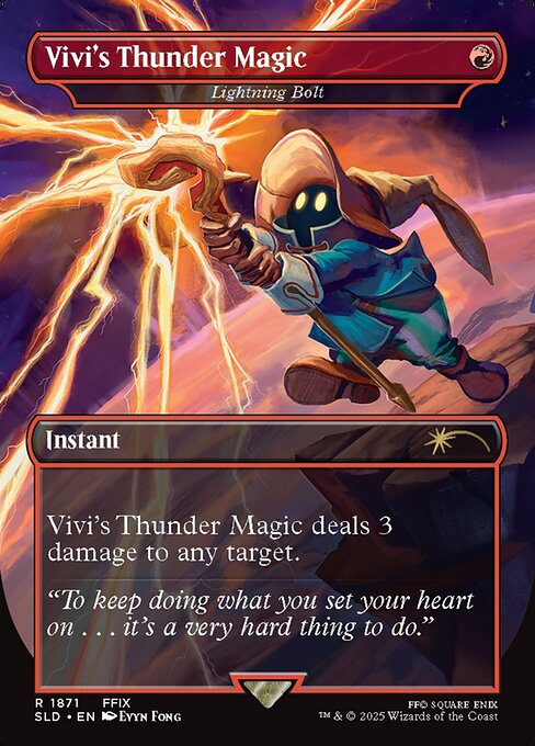 Vivi's Thunder Magic - Lightning Bolt - SLD - 1871