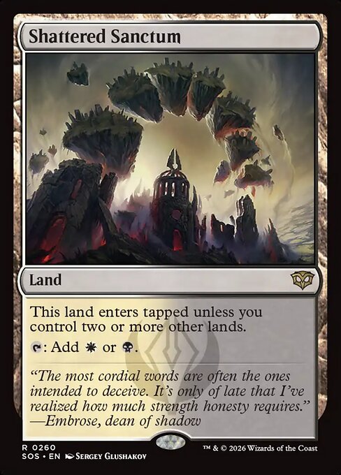 Shattered Sanctum (Foil) - SOS - 260