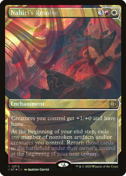 Nahiri's Resolve (Halo Foil) - MAT - 216