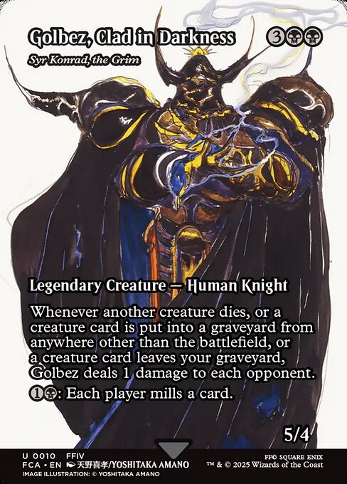 Golbez, Clad in Darkness - Syr Konrad, the Grim (Showcase) - FCA - 10