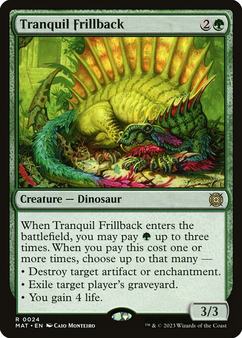 Tranquil Frillback - MAT - 24