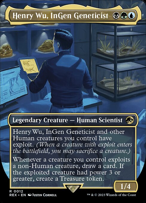 Henry Wu, InGen Geneticist (Borderless) - REX - 12