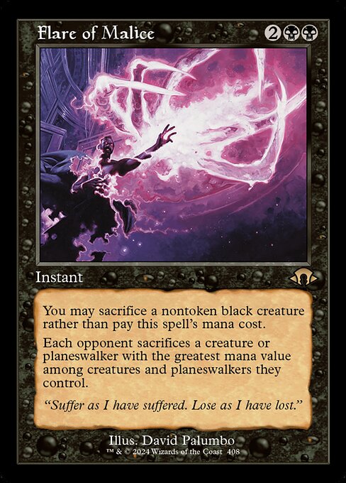 Flare of Malice (Retro Frame) - MH3 - 408