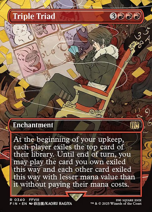 Triple Triad (Borderless) (Foil) - FIN - 340