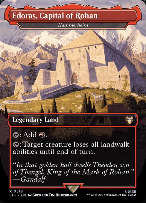 Edoras, Capital of Rohan - Hammerheim (Borderless) - LTC - 518