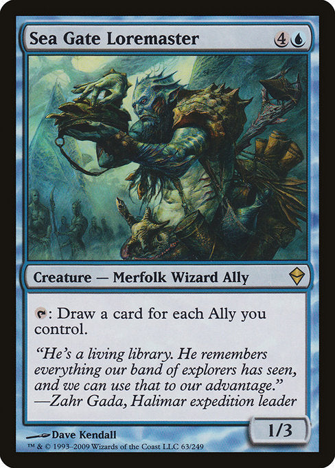 Sea Gate Loremaster (Foil) - ZEN - 63