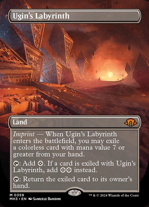 Ugin's Labyrinth (Borderless) - MH3 - 359