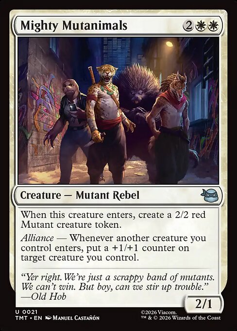 Mighty Mutanimals - TMT - 21