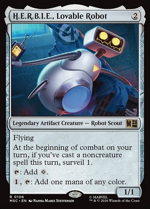H.E.R.B.I.E., Lovable Robot - MSC - 106