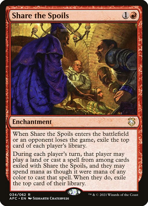 Share the Spoils - AFC - 34