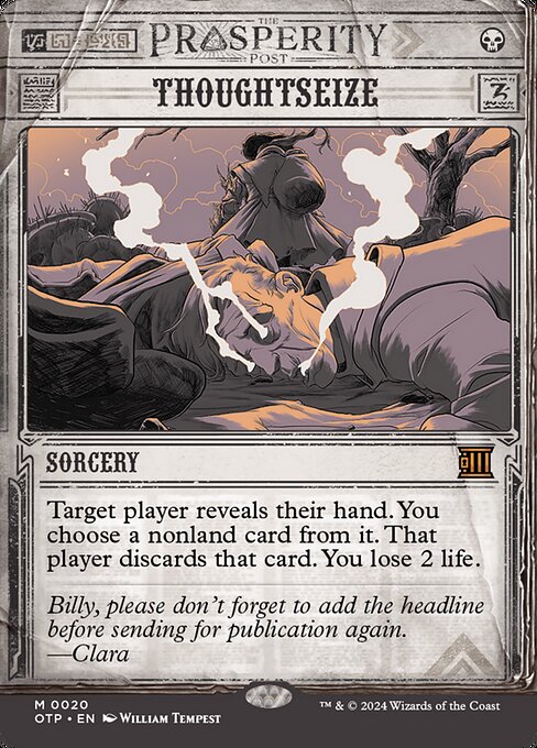 Thoughtseize (Foil) - OTP - 20