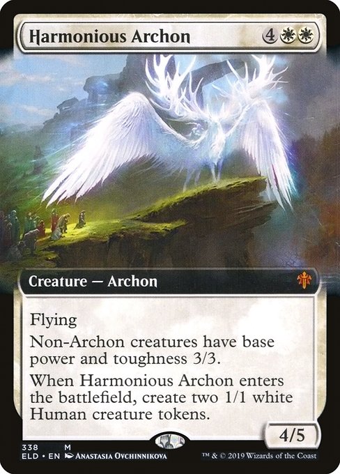 Harmonious Archon (Extended Art) (Foil) - ELD - 338