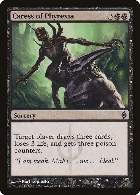 Caress of Phyrexia (Foil) - NPH - 53