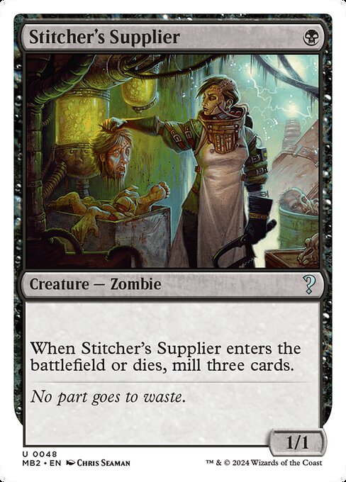 Stitcher's Supplier (White Border) - MB2 - 48