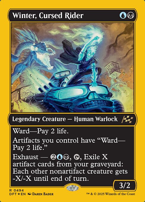 Winter, Cursed Rider (First-Place Foil) - DFT - 494