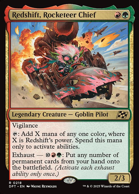 Redshift, Rocketeer Chief - DFT - 218