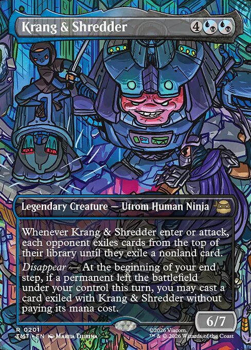 Krang & Shredder (Borderless) - TMT - 201