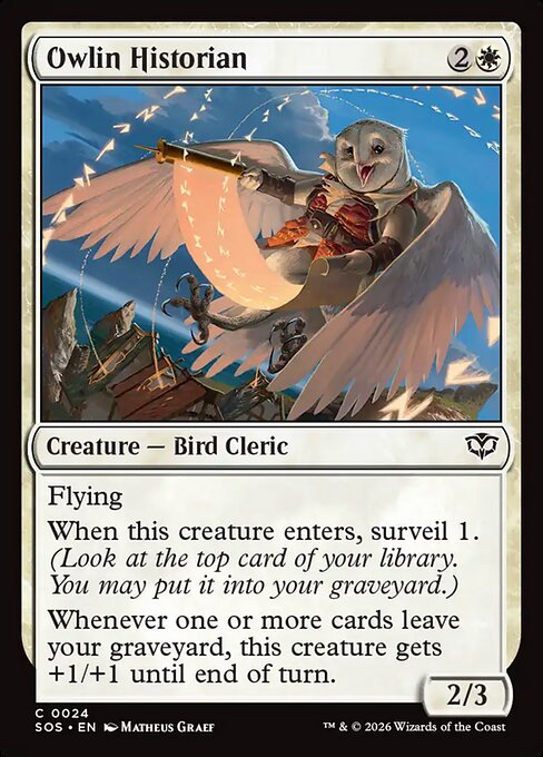 Owlin Historian - SOS - 24