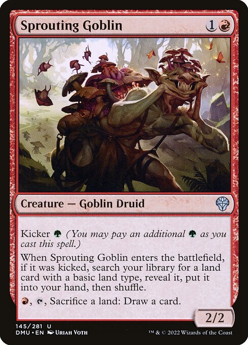 Sprouting Goblin (Foil) - DMU - 145